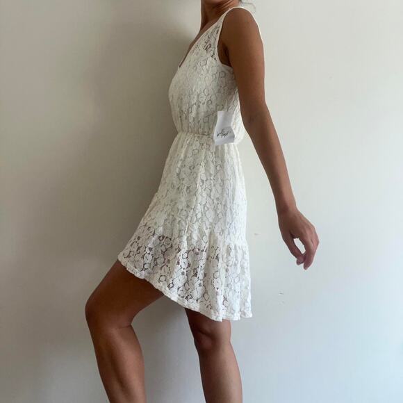 Cream nwt dress lord & taylor XS - Picture 4 of 8
